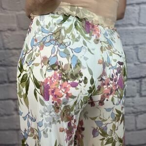 Antthony Original Floral Wide-Leg Mesh Pants